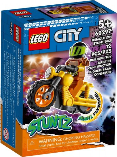 LEGO® City 60297 La moto de cascade Démolition