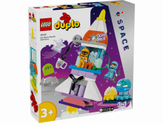 LEGO® DUPLO® 10422 Vesmírné dobrodružství s raketoplánem 3 v 1