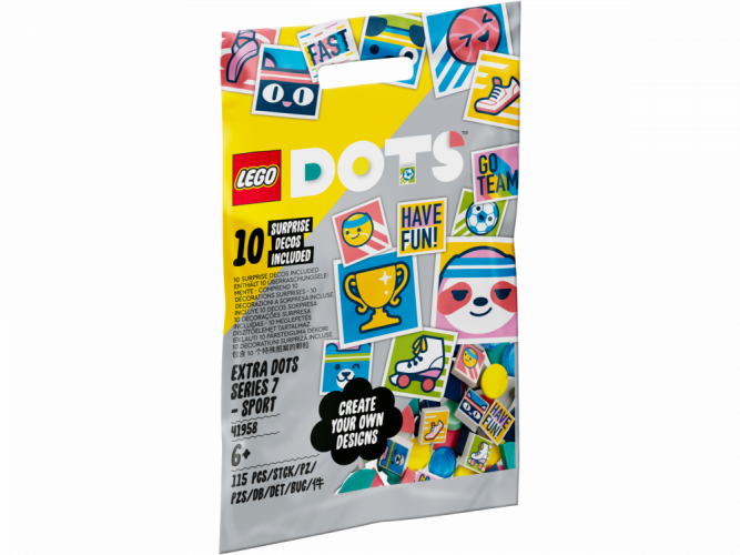 LEGO® DOTS 41958 Doplnky DOTS – 7. séria – ŠPORT