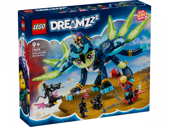 LEGO® DREAMZzz™ 71476 Zoey și pisica-bufniță Zian