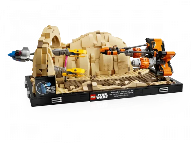 LEGO® Star Wars™ 75380 Dioramă Cursa din Mos Espa