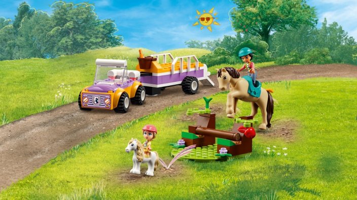 LEGO® Friends 42634 Atrelado com Cavalo e Pónei