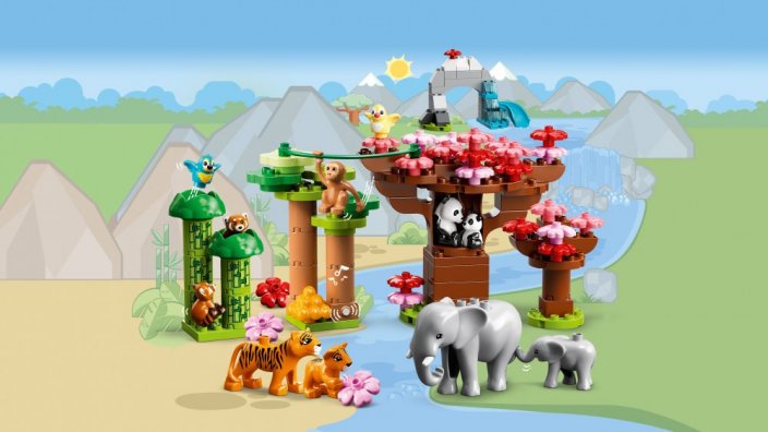 LEGO® DUPLO® 10974 Divoké zvieratá Ázie