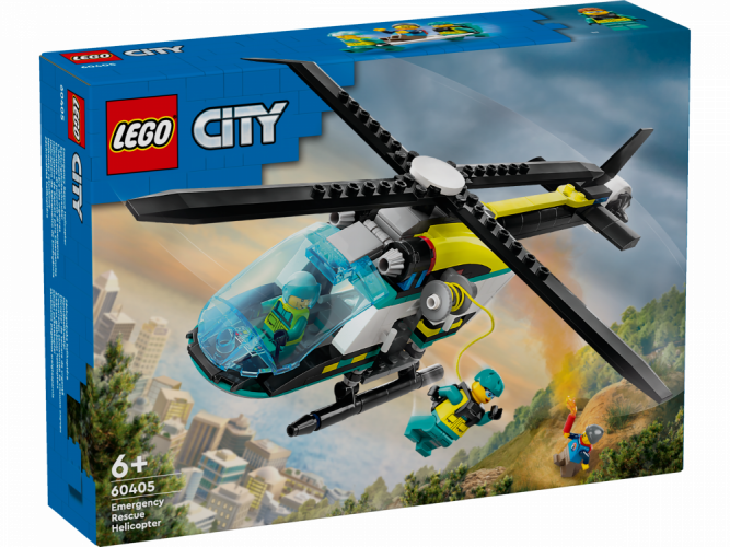 LEGO® City 60405 Helicóptero de Rescate para Emergencias