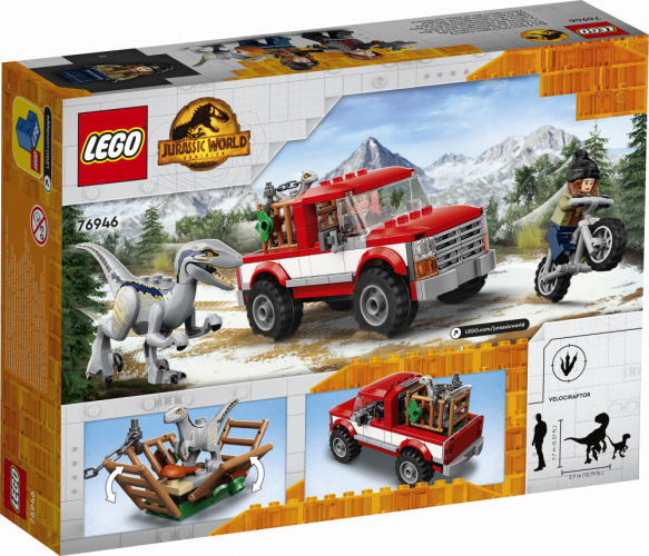LEGO® Jurassic World™ 76946 Schwytanie welociraptorów Blue i Bety