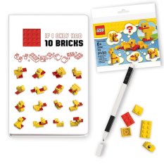 LEGO® Stationery Classic Canards - carnet de notes avec stylo et kit