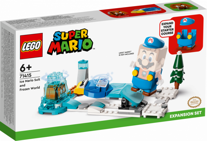 LEGO® Super Mario™ 71415 Ensemble d'extension Costume de Mario de glace et monde glacé