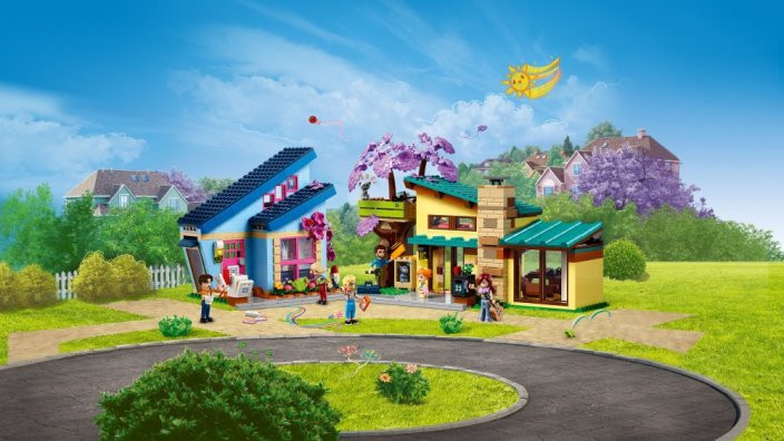 LEGO® Friends 42620 Dom rodzinny Olly’ego i Paisley