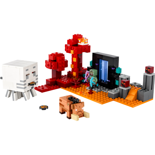 LEGO® Minecraft® 21255 Ambuscadă în portalul Nether
