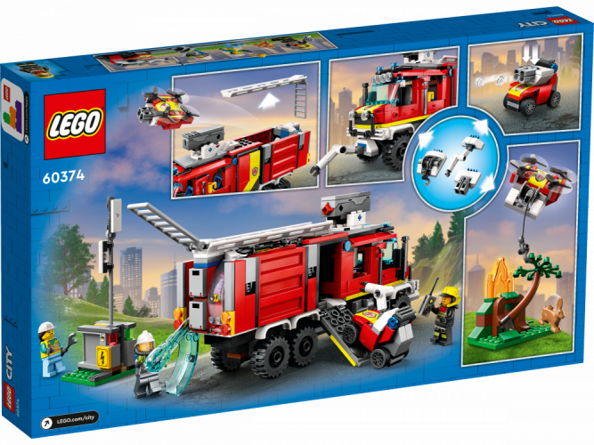 LEGO® City 60374 Einsatzleitwagen der Feuerwehr