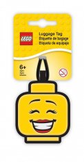 LEGO® Iconic Naamplaatje voor bagage - hoofd van het meisje