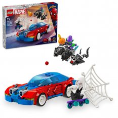 LEGO® Marvel 76279 Mașina de curse a Omului Păianjen și Venom Green Goblin