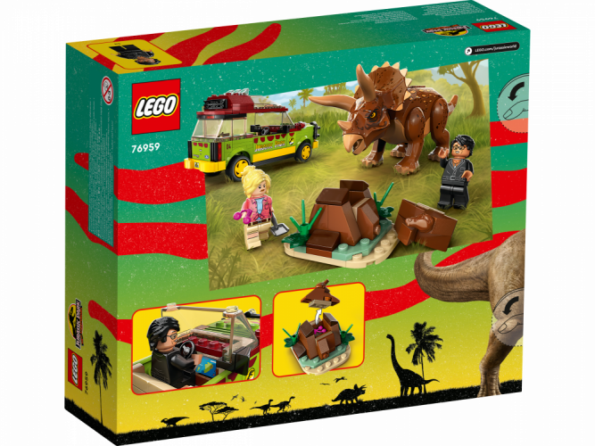LEGO® Jurassic World™ 76959 Badanie triceratopsa