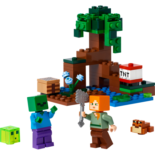 LEGO® Minecraft® 21240 Das Sumpfabenteuer