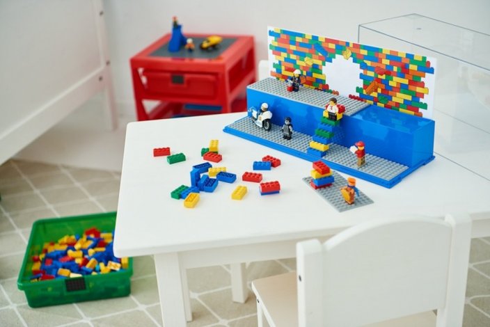 LEGO ICONIC Spiel- und Sammelbox - Rot