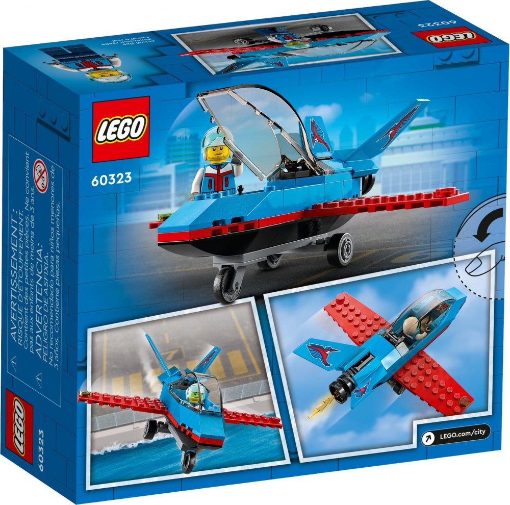 LEGO 60323 - L'avion de voltige LEGO