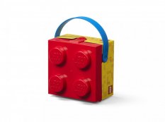 LEGO® box s rukoväťou - červená