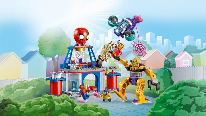 LEGO® Marvel 10794 Le QG des lanceurs de toile de l’équipe Spidey