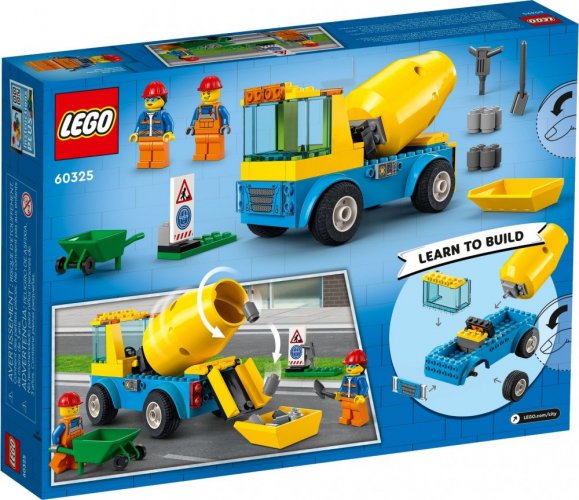 LEGO® City 60325 Betonkeverő teherautó