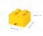 LEGO® Boîte de rangement 4 avec tiroir - jaune