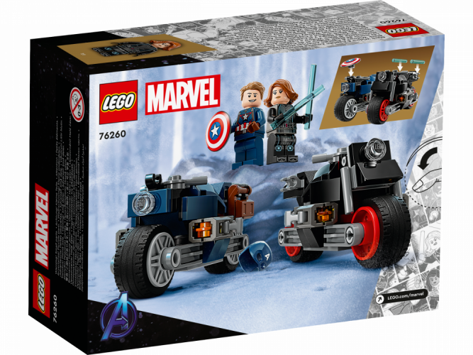 LEGO® Marvel 76260 Black Widow a Captain America na motorkách