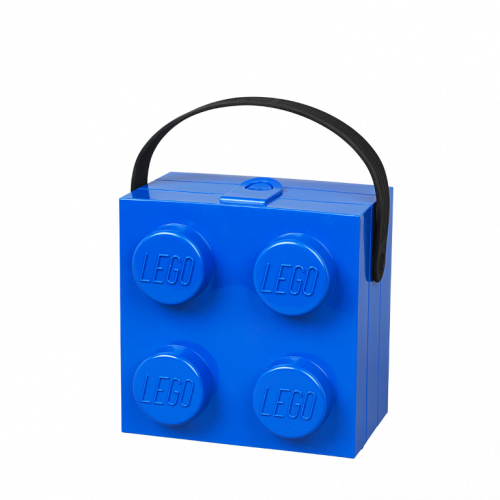 LEGO® Box mit Griff - blau