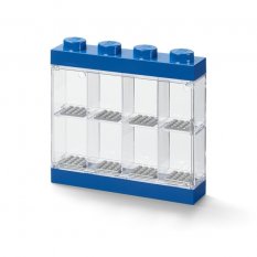 LEGO® Zberateľský box pre 8 minifigúrok - modrý
