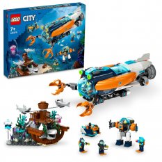 LEGO® City 60379 Submarin de explorare la mare adâncime