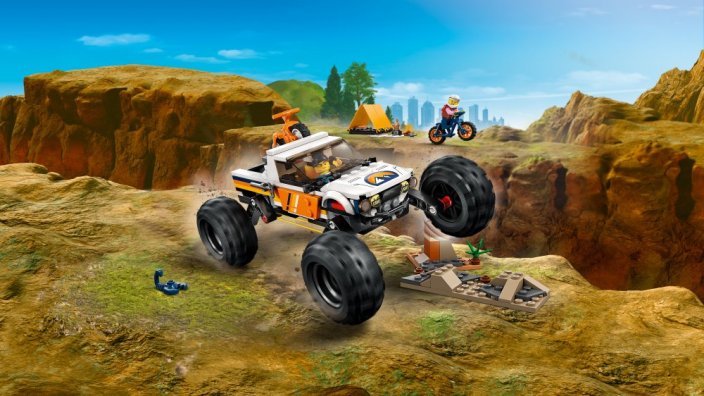 LEGO® City 60387 Przygody samochodem terenowym z napędem 4x4