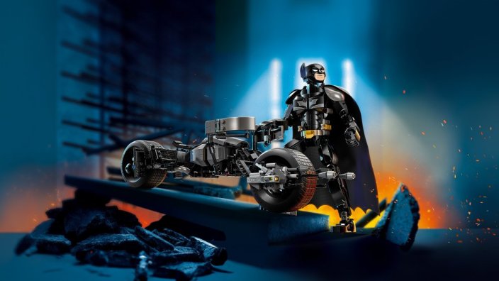 LEGO® DC Batman™ 76273 Sestavitelná figurka: Batman™ a motorka Bat-Pod