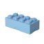 LEGO® caixa de snacks 100 x 200 x 75 mm - azul claro