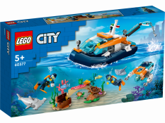 LEGO® City 60377 Barcă pentru scufundări de explorare