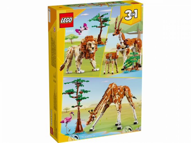 LEGO® Creator 3-in-1 31150 Wild Safari Animals