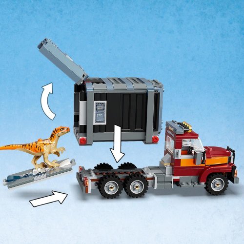 LEGO® Jurassic World™ 76948 T-Rex és Atrociraptor dinoszaurusz szökése