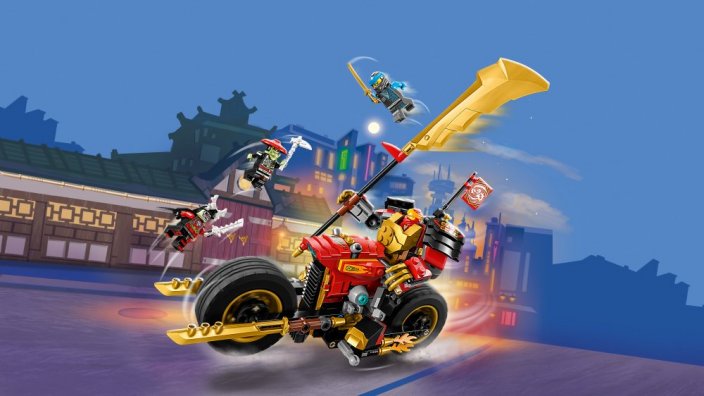 LEGO® Ninjago® 71783 La moto du robot de Kai – Évolution