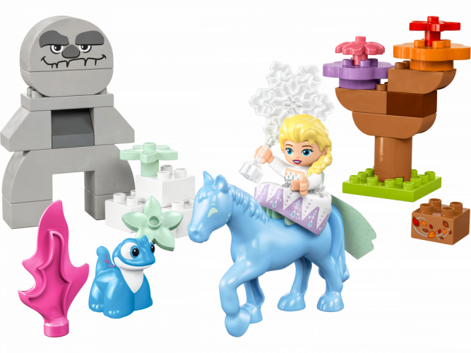 LEGO® DUPLO® 10418 Disney™ Elsa a Bruni v začarovanom lese