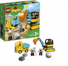 LEGO® DUPLO® 10931 Camión y Excavadora con Orugas