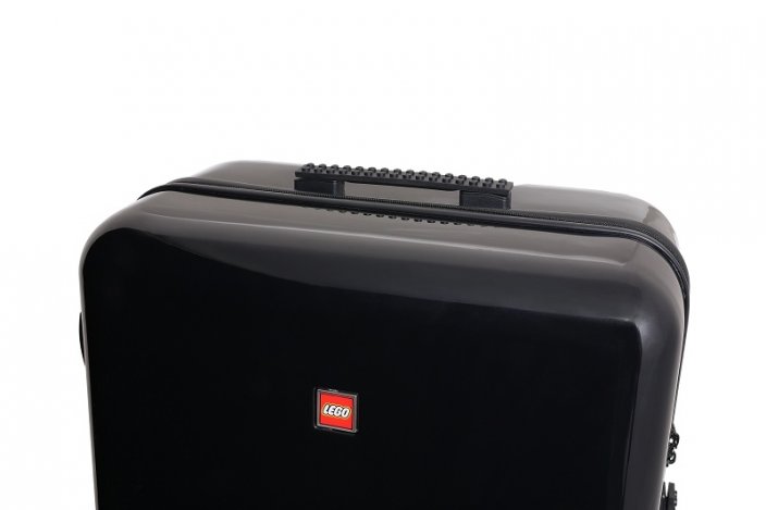 LEGO® Luggage ColourBox Minifigure Head 28\" - Čierny