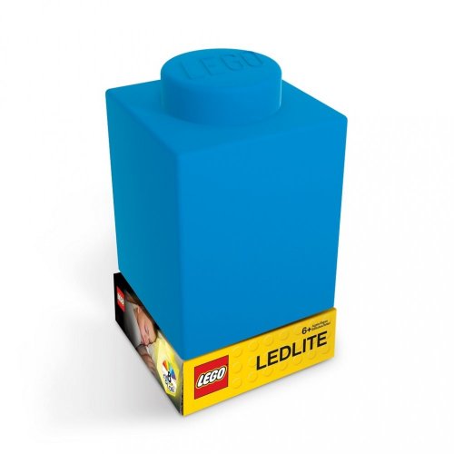 LEGO Classic Luce notturna a mattoncino in silicone - blu