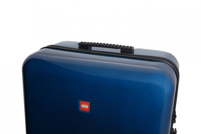 LEGO® Luggage ColourBox Minifigure Head 28\" - Tengerészkék