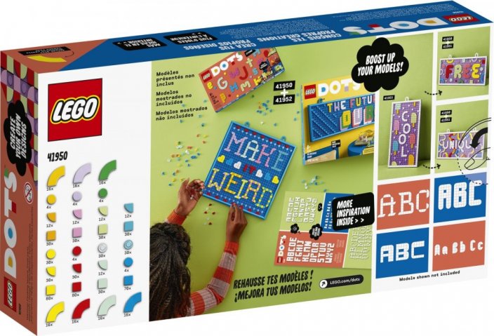 LEGO® DOTS 41950 Muitos DOTS – Letras