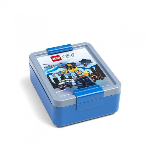 LEGO® City Snack-Set (Flasche und Box) - blau