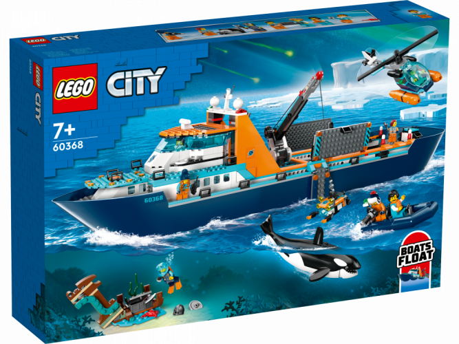 LEGO® City 60368 Łódź badacza Arktyki