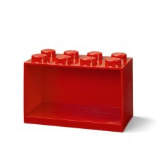 LEGO® Brick 8 akasztós polc - piros