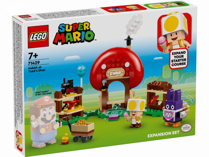 LEGO® Super Mario™ 71429 Nabbit at Toad's Shop Expansion Set