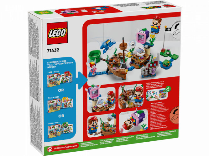 LEGO® Super Mario™ 71432 Pack di espansione Il veliero sommerso di Dorrie