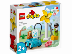 LEGO® DUPLO® 10985 Turbina wiatrowa i samochód elektryczny