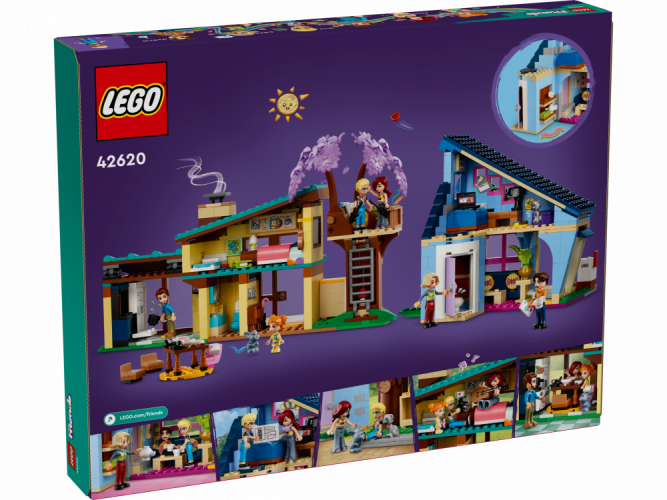 LEGO® Friends 42620 Dom rodzinny Olly’ego i Paisley