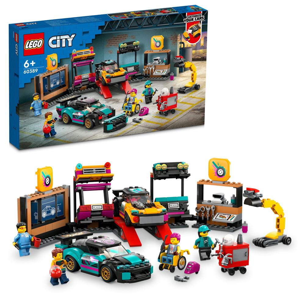 educar metodología personaje LEGO® City 60389 Taller Mecánico de Tuning | Kitstore.cz