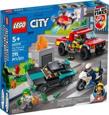LEGO® City 60319 Salvamento dos Bombeiros e Perseguição Policial